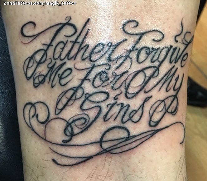 Foto de tatuaje Letras, Frases