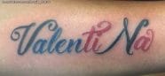 Tattoo Of Valentina Names Letters