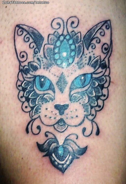 Foto de tatuaje Gatos, Animales