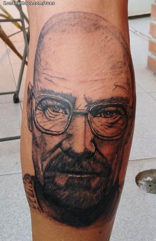 Foto de tatuaje Rostros, Breaking Bad, Series de TV