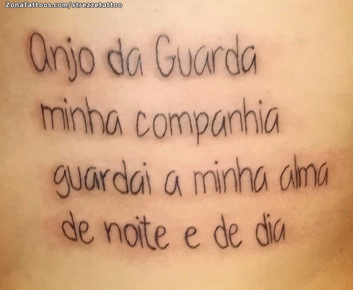 Foto de tatuaje Frases, Letras