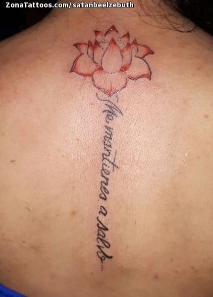 Lotus tattoo  Spine tattoos for women Flower spine tattoos Tribute  tattoos