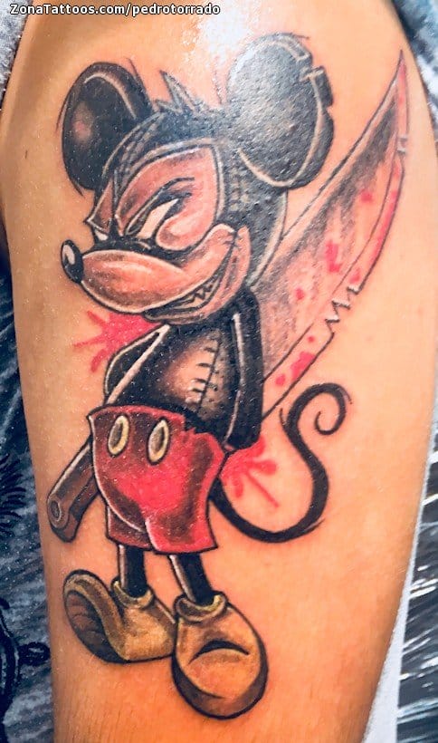 Ross K. Jones — I love doing classic Mickey Mouse tattoos. This...