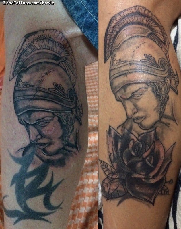 Foto de tatuaje Cover Up, Rosas