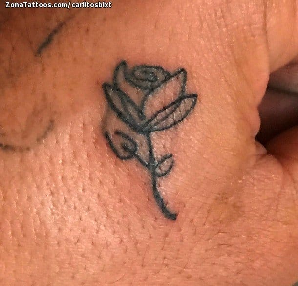 Tattoo photo Roses, Flowers, Tiny