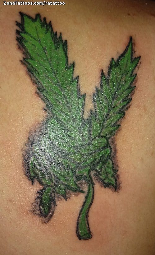 Tattoo photo Marihuana, Leaves