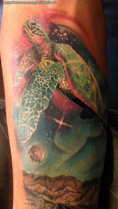 Tattoo photo Turtles, Animals, Astronomy