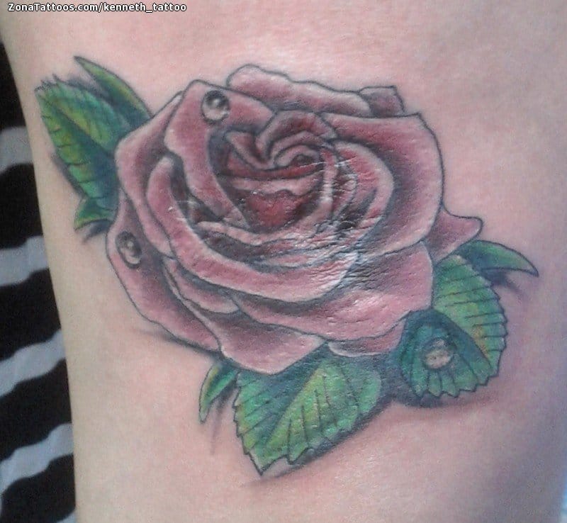 Tattoo photo Roses, Flowers