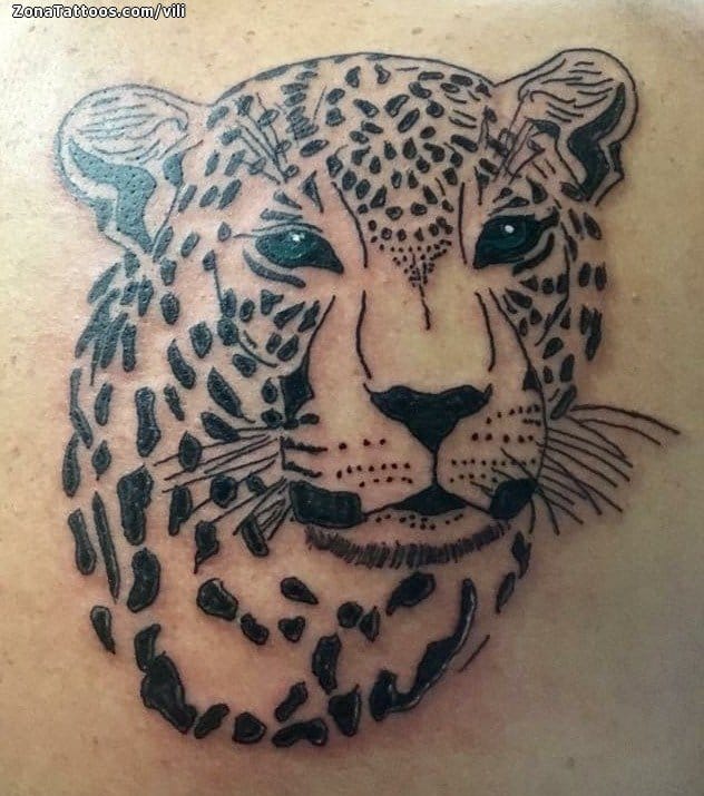 Foto de tatuaje Leopardos, Animales