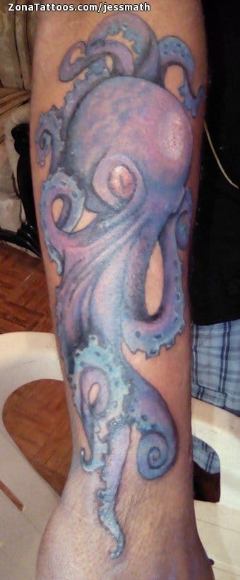 Tattoo photo Octopuses, Animals, Forearm