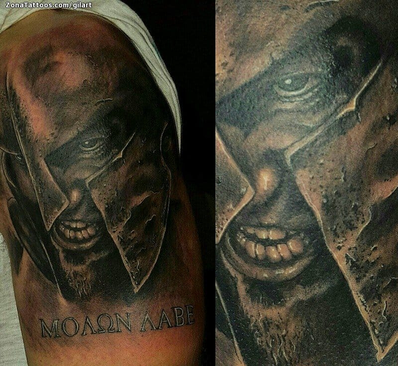 Foto de tatuaje Gladiadores, Guerreros, Yelmos