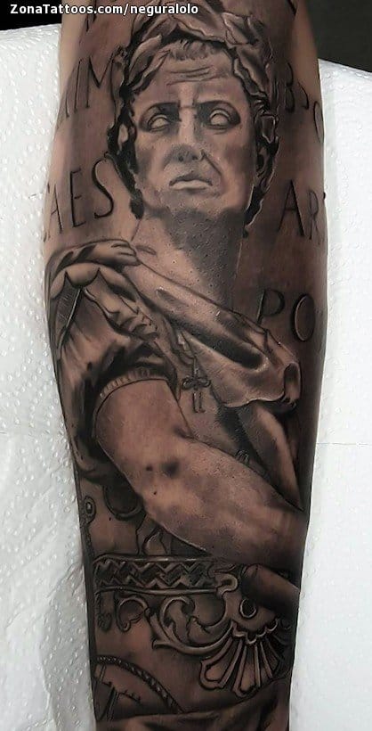 Foto de tatuaje Esculturas, Brazo