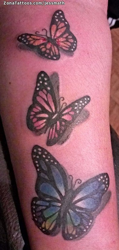 Foto de tatuaje Mariposas, Insectos