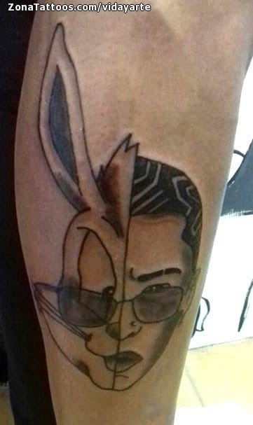 Foto de tatuaje Bugs Bunny, Conejos, Rostros