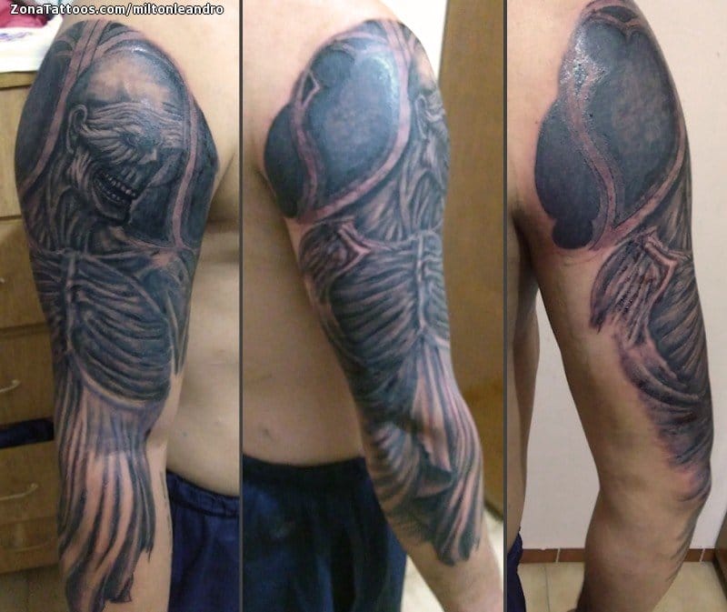 Tattoo of Monsters, Gothic, Arm