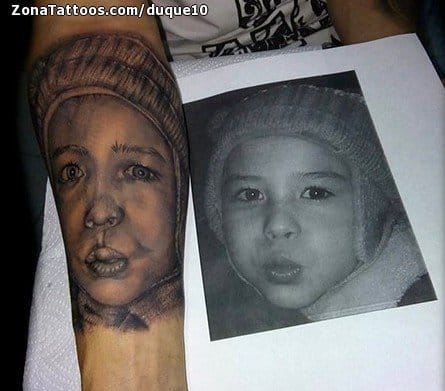 Foto de tatuaje Retratos, Rostros, Personas