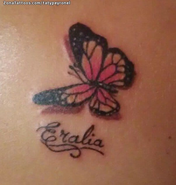 Foto de tatuaje Mariposas, Insectos, Pequeños