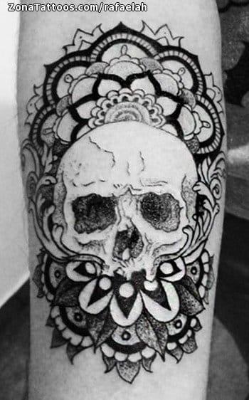Tattoo Of Skulls Mandalas Gothic