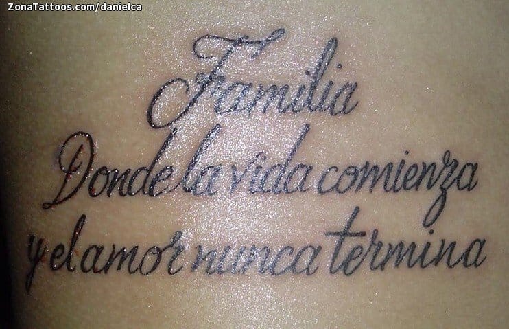 Tattoo photo Messages, Letters