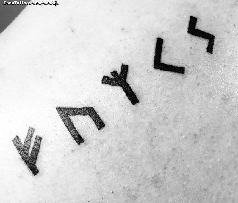 Tattoo photo Runes