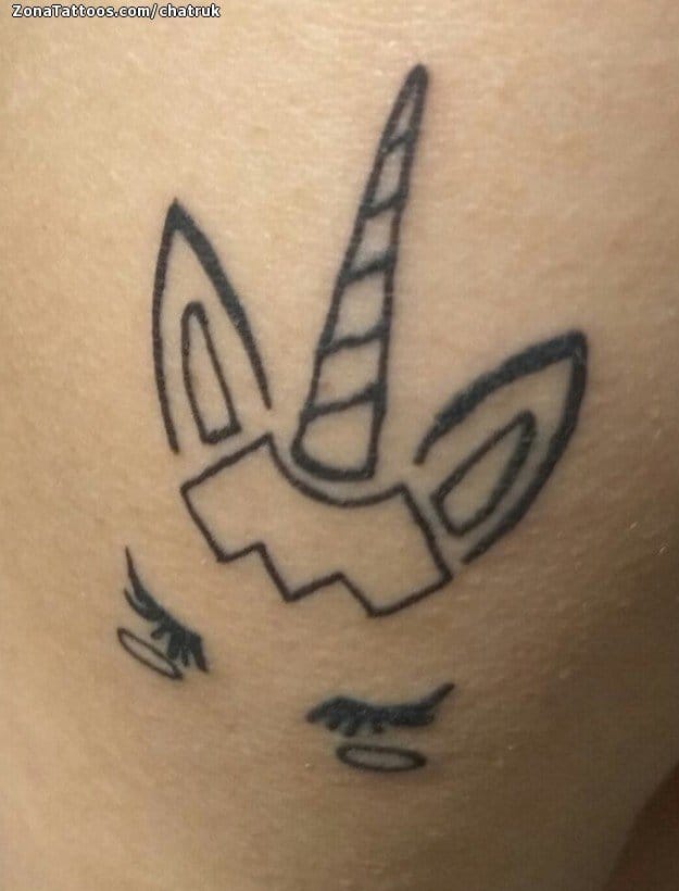 Foto de tatuaje Unicornios, Fantasía