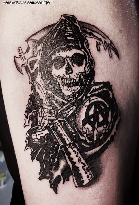 Tattoo photo Grim Reapers, Gothic