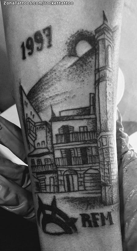 Foto de tatuaje Edificios