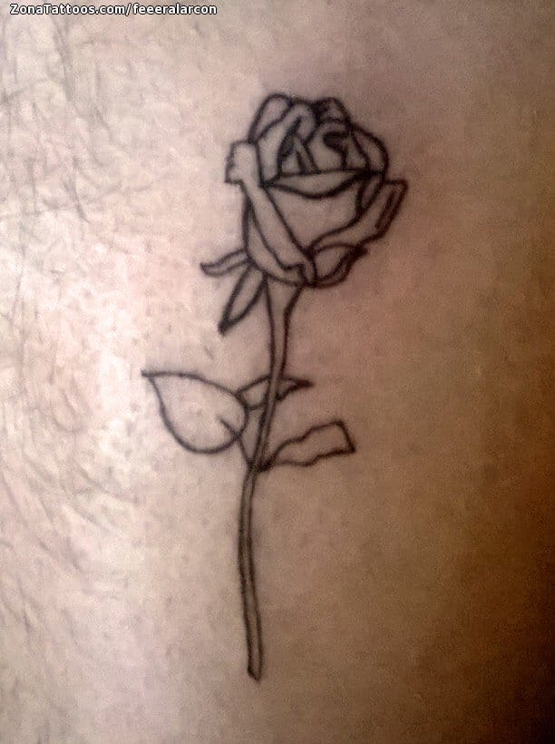 Tattoo photo Roses, Flowers, Tiny