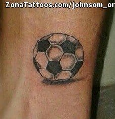 Foto de tatuaje Balones, Fútbol, Deportes