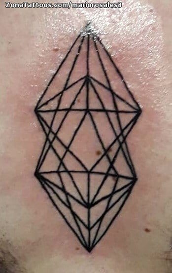 Foto de tatuaje Geométricos, Pecho