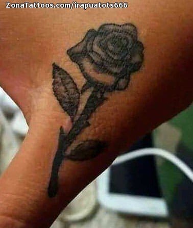Tattoo photo Roses, Tiny, Flowers