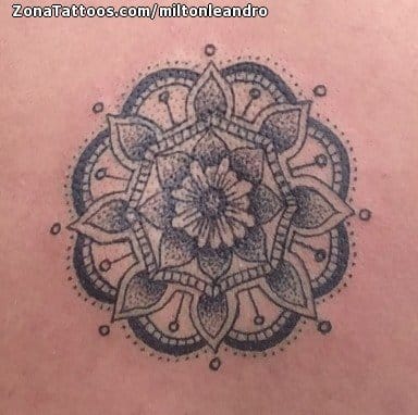 Tattoo photo Mandalas, Back