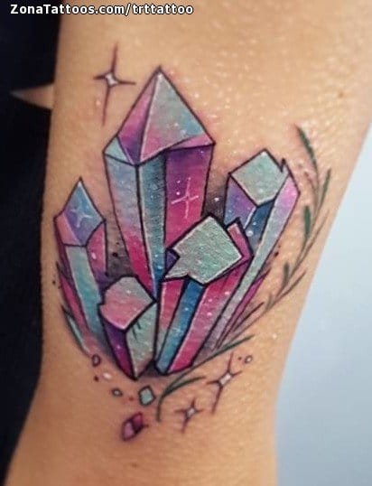 Foto de tatuaje Diamantes, Piedras