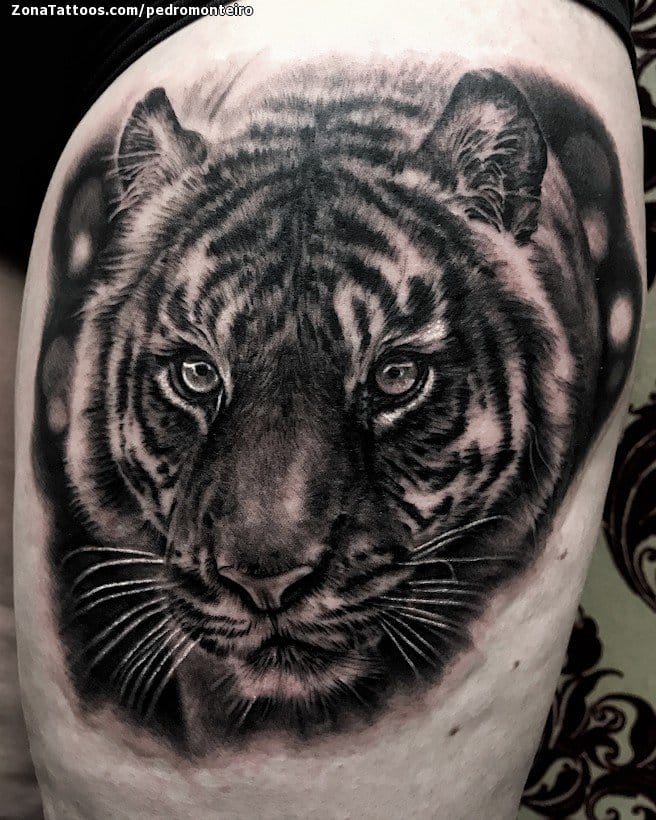 Tattoo photo Tigers, Animals