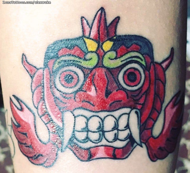 Foto de tatuaje Máscaras, Demonios