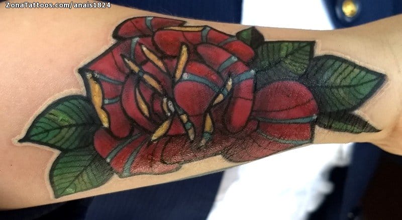 Foto de tatuaje Rosas, Flores