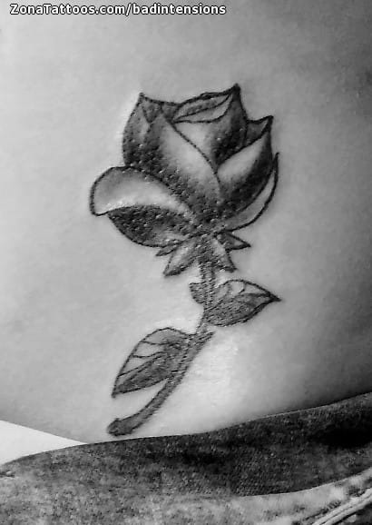 Tattoo photo Roses, Flowers