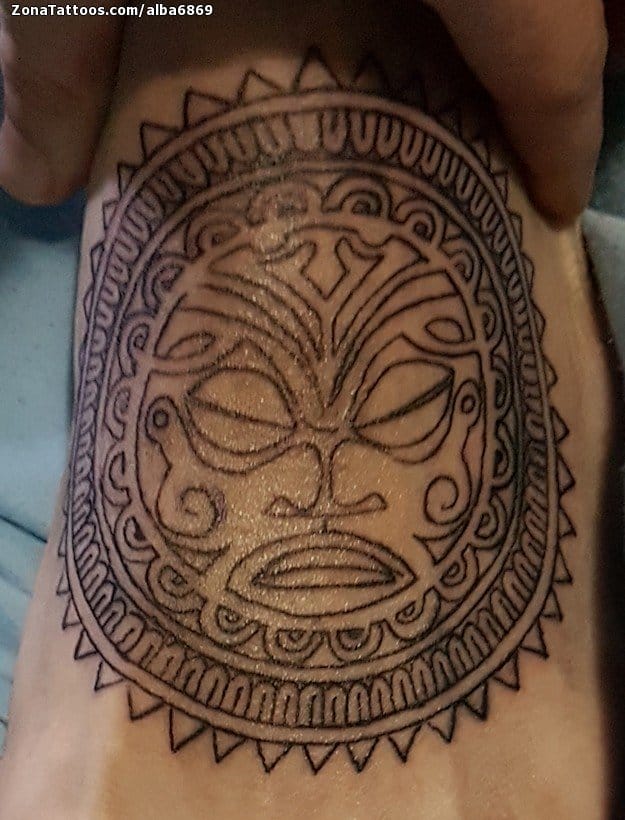 Tattoo photo Maori, Instep, Foot