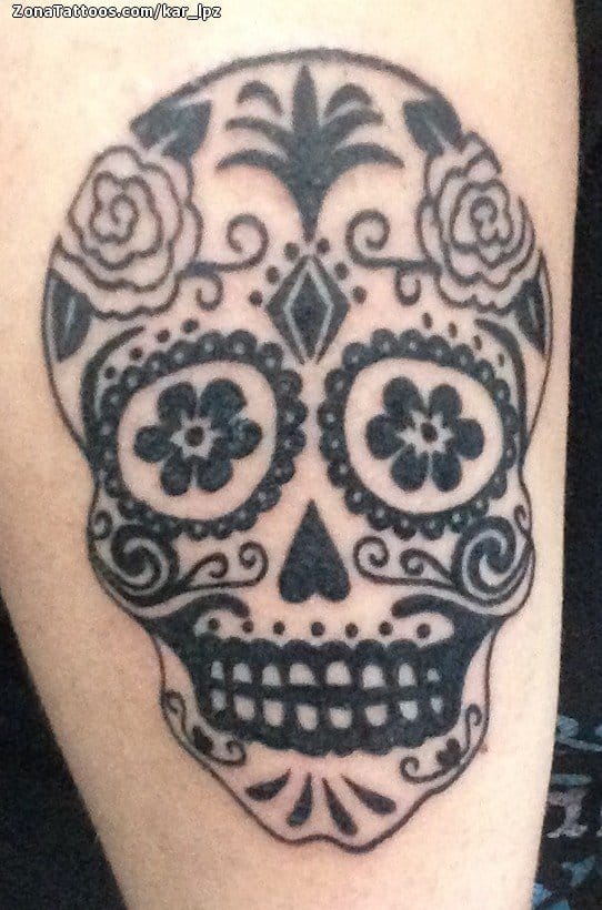 Foto de tatuaje Sugar Skull