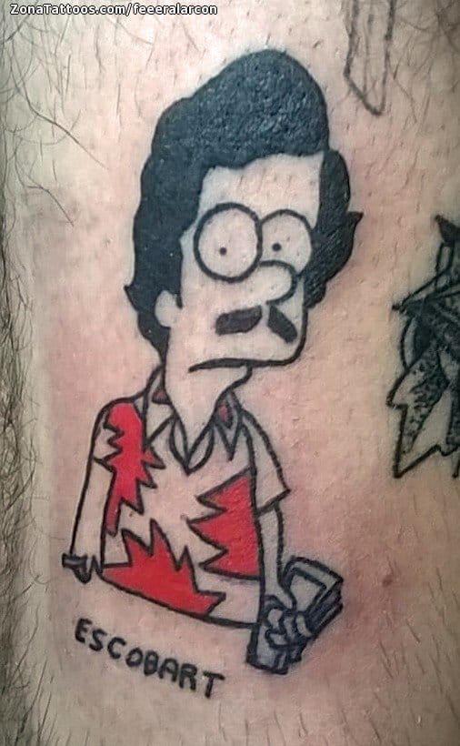 Foto de tatuaje Los Simpson, Series de TV