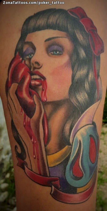 Foto de tatuaje Gores, Cuentos, Blancanieves