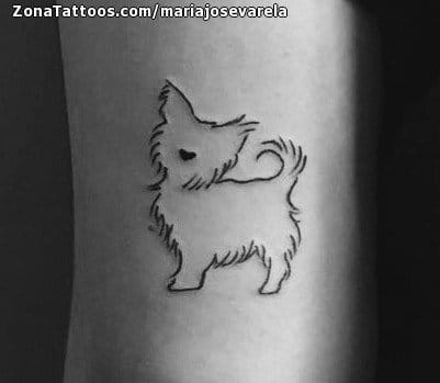 Foto de tatuaje Perros, Animales, Pequeños