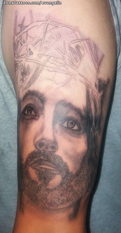 Tattoo photo Christ, Religious