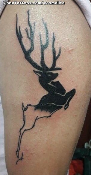 Tattoo photo Deers, Animals