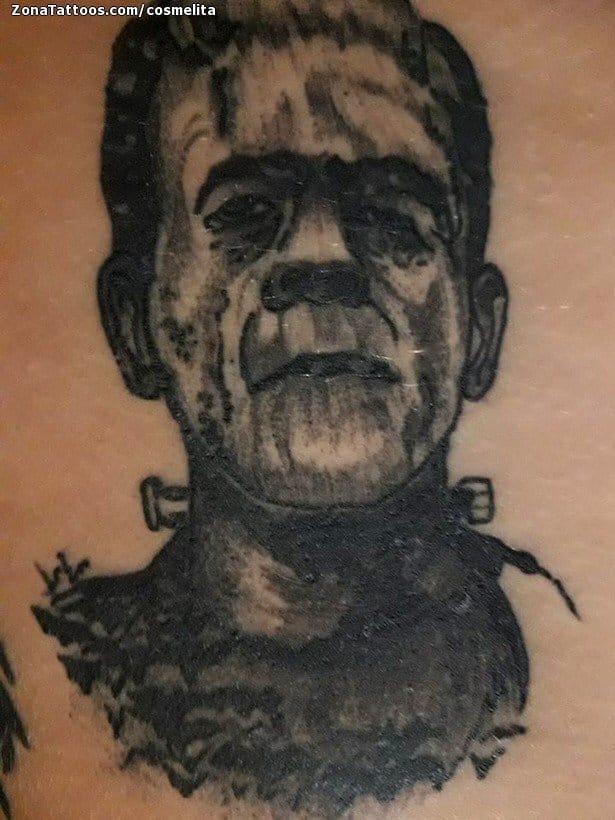 Foto de tatuaje Monstruos, Frankenstein, Cine