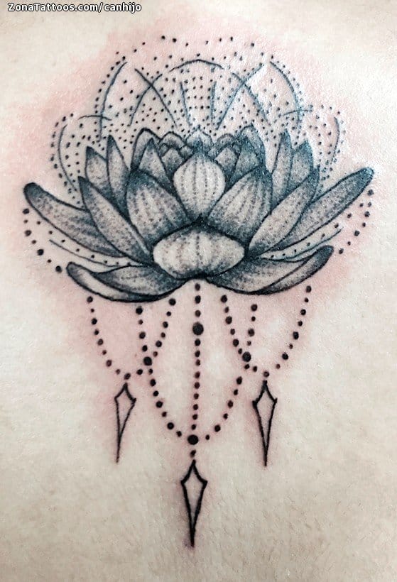 Tattoo photo Lotus, Flowers