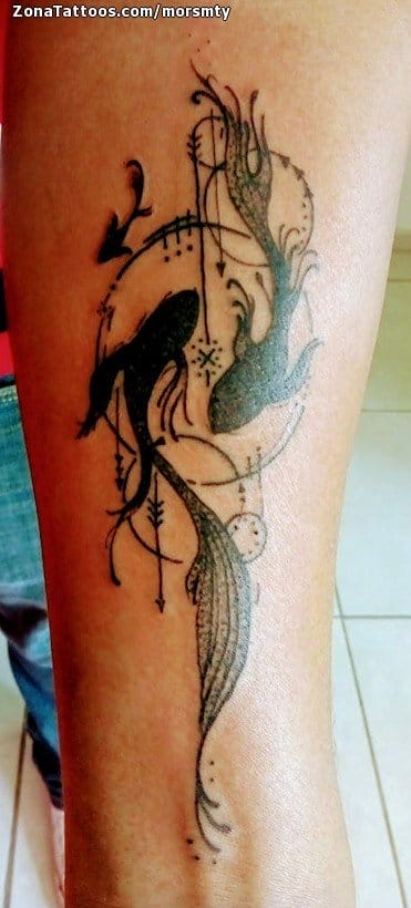 Foto de tatuaje Peces, Animales