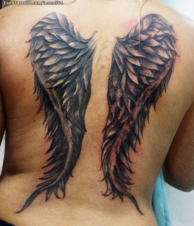 24 Angel Wings Tattoos And Their Deep Spiritual Connection  TattoosWin