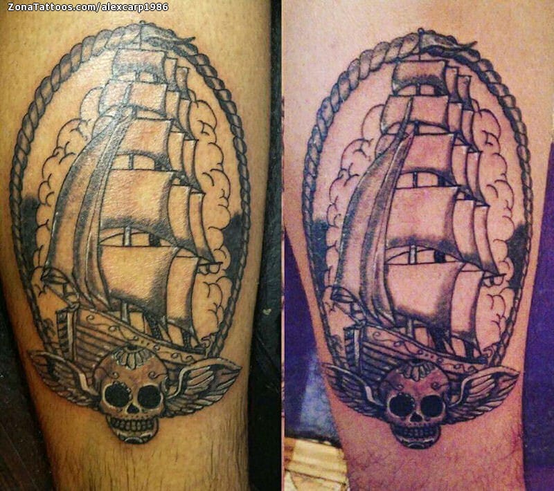 Foto de tatuaje Barcos