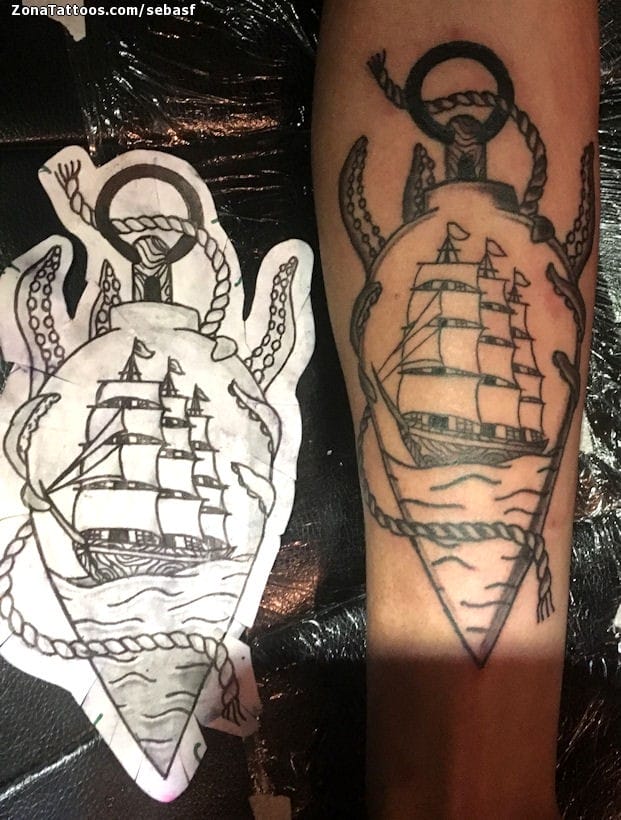 Foto de tatuaje Barcos